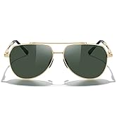 MERRY'S Men Classic Pilot Sunglasses for Men Women - Polarized Driving Sun glasses Mirrored Lens ...