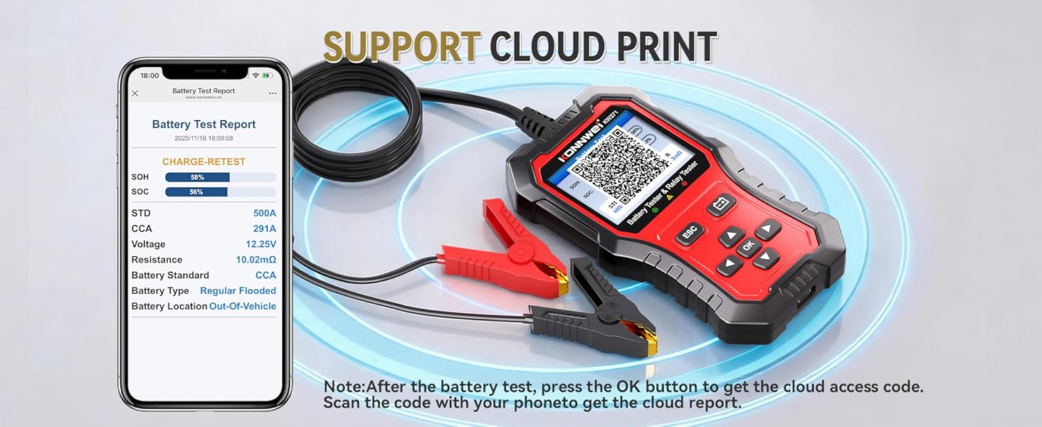 Battery Tester & Relay Tester 2 IN 1