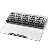 SELORSS Acrylic Keyboard Wrist Rest - Wrist Support for Keyboard CNC Aluminum Alloy Customized Lo...