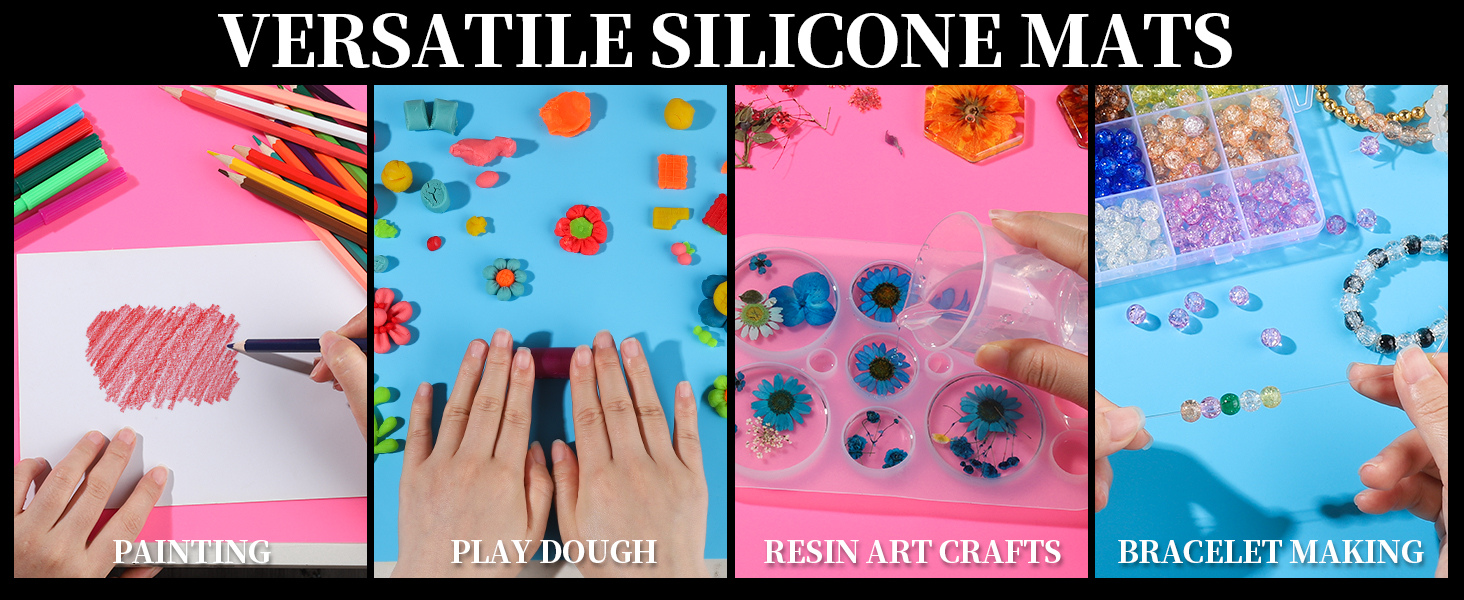 Versatitle Silicone Mats for Crafts