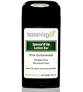 kosmatology Spruce’d Up (Pine-Cedarwood-Cinnamon) Organic Moisturizing Lotion Bar | Vegan and Cru...