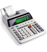 Sharp EL-1801V Ink Printing Calculator, 12-Digit LCD, AC Powered, Off-White, Ideal for Business &...