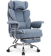 NEO Chair Big and Tall Offie Chair Gaming Computer Chair High Back Heavy Duty Desk Chai with Lumb...