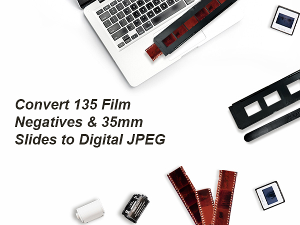Converts 35mm Film Negatives & Slides to JPEG Images