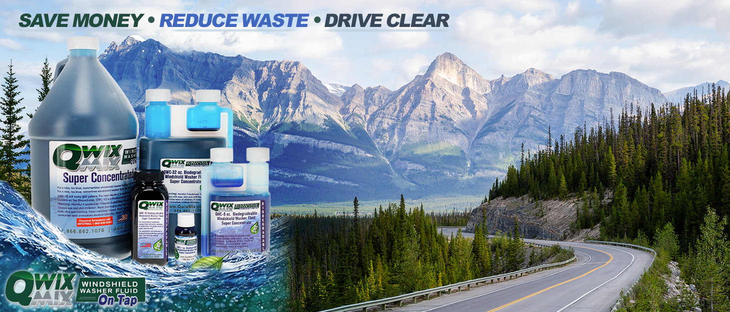 Qwix Mix, washer fluid on tap