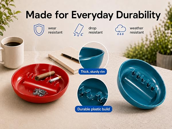 Plastic Ashtrays