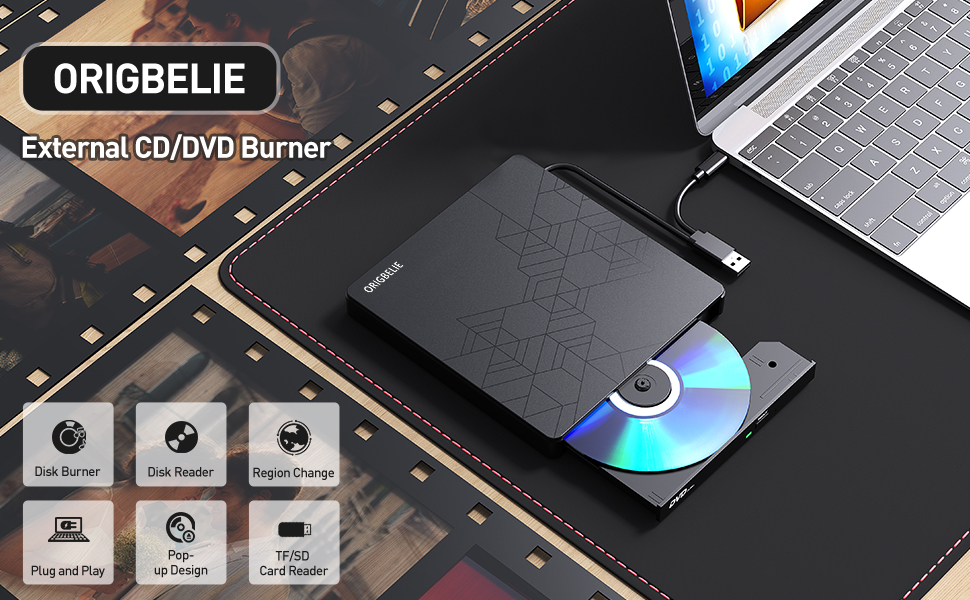 ORIGBELIE usb dvd drive