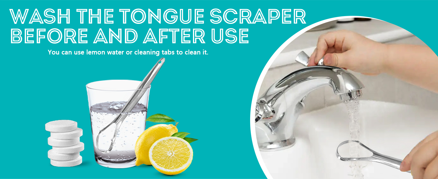 metal tongue scraper for adults stainless steel tongue cleaner