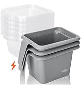 PinStone 23pcs Paint Bucket with Liners: 3 Paint Cups 27oz with 20 Liners & Brush Magnetic, Solve...