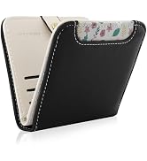 Pomelo Best Small Wallet Women RFID Blocking Bifold Leather Black | Slim Credit Card Holder, ID W...