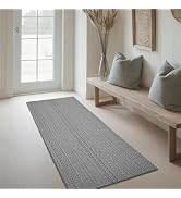 MatEssenz Runner Rug – Boho 2x6 ft Hallway Runner Rug Washable Non-Slip Entryway Rug with Rubber ...