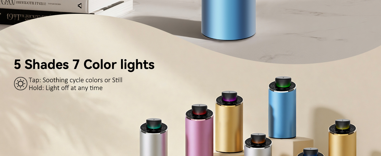 waterless diffuser essential oil scent aromatherapy sentiment portable mini freshener car home room