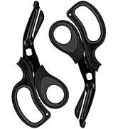 MEUUT 2 Pack Medical Scissors Trauma Shears for Nurses -Patented Bandage Scissors with Non-Stick ...