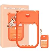 taessv Hand Sanitizer Spray Case for Touchland Silicone Touchland Case Keychain Cute Hand Sanitiz...