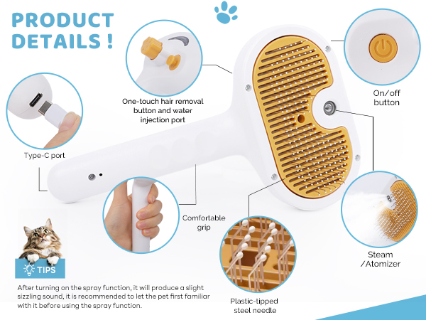 steam brush for dogs