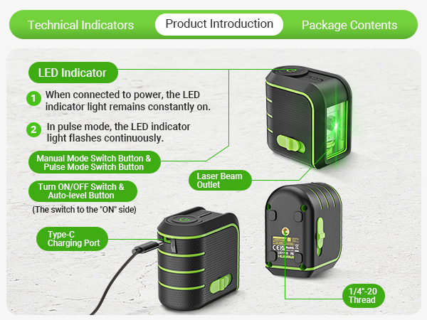 rechargeable laser level