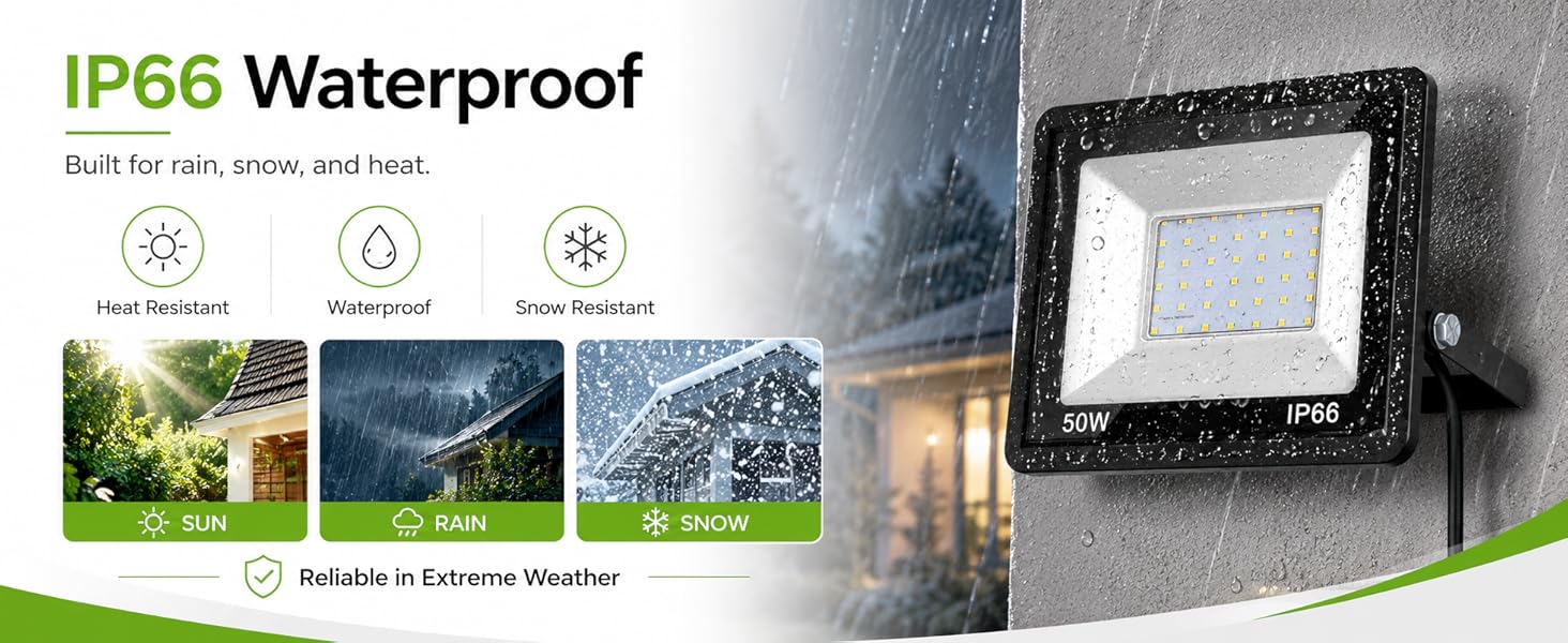 IP66 waterproof outdoor flood light