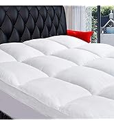 COONP Queen Mattress Topper, Extra Thick Pillowtop, Cooling Mattress Topper, Plush Mattress Pad C...
