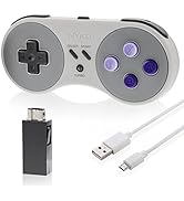 Nyko Super Miniboss - Wireless Controller for Nintendo SNES Classic Mini with Turbo, Ergonomic De...