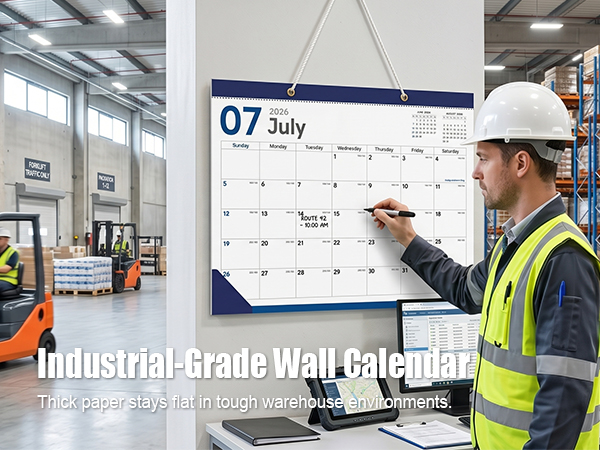 Industrial-Grade Wall Calendar