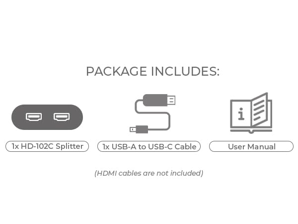 HDMI splitter for multiple displays