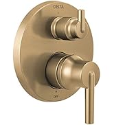 DELTA FAUCET T24859-CZ Contemporary Monitor 14 Series Valve 3-Setting Integrated Shower Trim with...