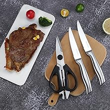Steak knives & Kitchen Scissors