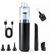 LAJCAEN Handheld Vacuum Cleaner Portable Cordless Mini Car Vacuum, Blowing & Inflating 2 Modes, 4...