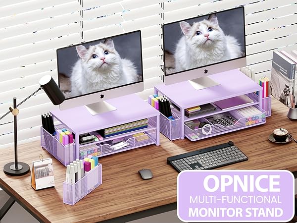 monitor stand for desk organizers and accessories computer stand riser office organization desktop
