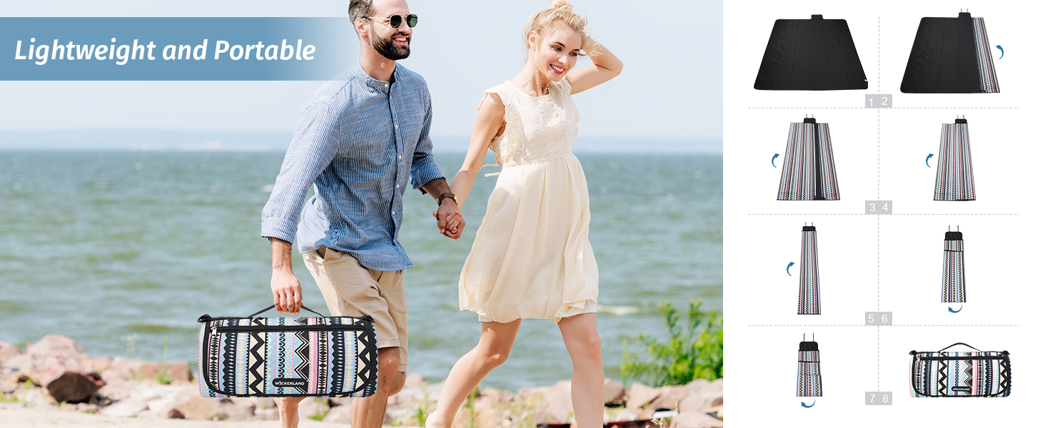 beach picnic blanket