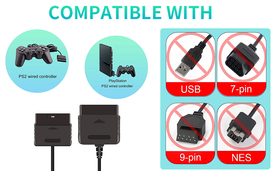 compatible with PS2 controller