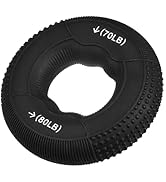 uxcell Hand Grip Strengthener, Silicone Rings Fingers Forearms Exercise Grips Trainer for Rock Cl...