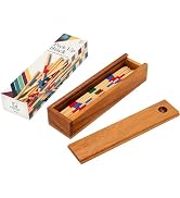BSIRI Mikado Wooden Pick Up Sticks Classic Board Game for Adults in Family and Board Games for Se...