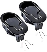 Yoogu 2 pcs Metal Recliner Handles Replacement Parts for Chair Sofa Couch Release 6 mm Black