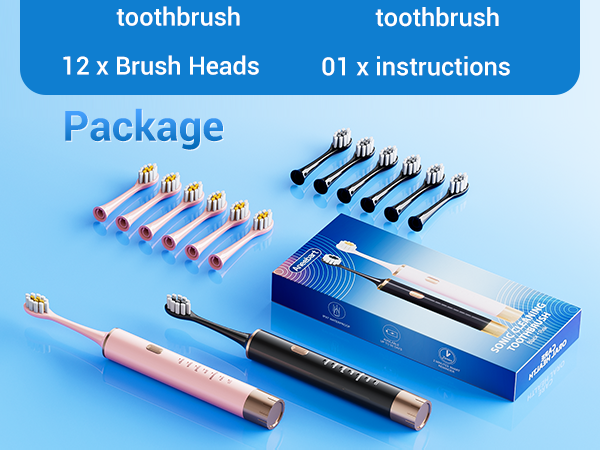 2 Pack Electric Toothbrush