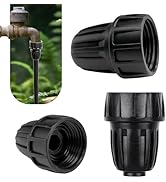 6 Pack 1/2 Inch Drip Irrigation Tubing to Faucet/Garden Hose Adapter, 3/4" to 1/2" Irrigation Hos...