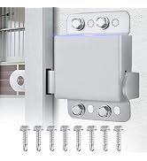Garage Door Side Lock Latch - Security Slide Door Locks Hardware Kit Heavy Duty Inside Safety Doo...