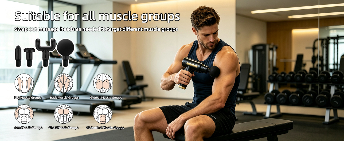 Suitable for all muscle groups
