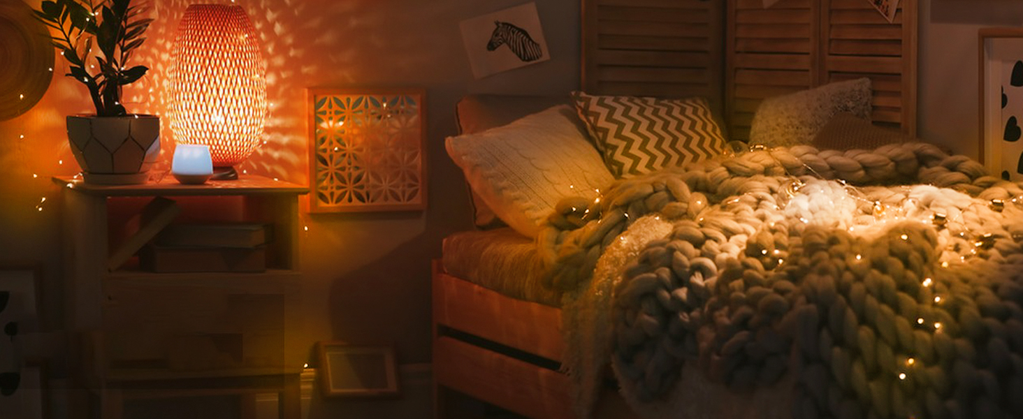 Twinkle Lights for Bedroom Home