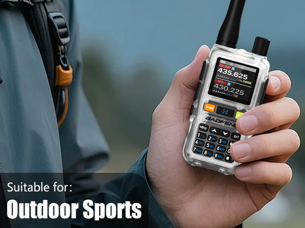 06-1 BAOFENG uv-5r mini Transparent Outdoor Sports