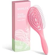 SHINLEA Detangle Hair Brush Anti Tangle Hair Brush, Detangling Wet & Dry Hair Brush Spiral Hairbr...