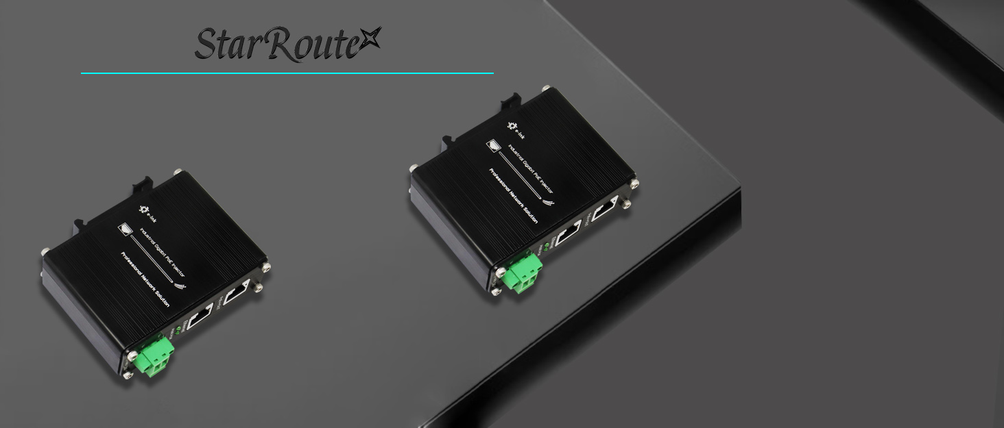 Industrial poe injector / fiber converter/ utp extender