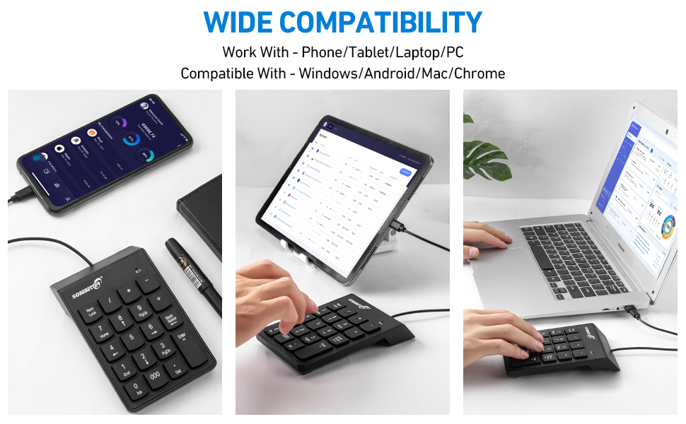 Slim Numeric Keypad number pad for laptop number keyboard usb keypad number keypad for laptop
