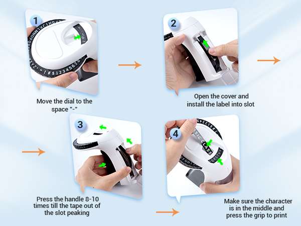 tape etiqueteuse cute 3d sticker embosser