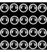 20 Pack Circle Shaker Domes for Card Making Peel-Away Adhesive Circle Clear Plastic Dimensional D...