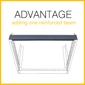 heavy duty desktop rack