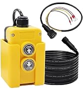 mankk 4 Wire Dump Trailer Remote Control Switch 12V DC Up Down Control Switch Double Acting Hydra...