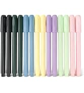 FUNLAVIE 14 Pcs Adjustable Pencil Extenders for Artists, Macaron Colors Pencil Lengthener & Color...