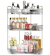 GTI 3-Tier Corner Bathroom Counter Organizer, Large Capacity Makeup Organizer Countertop, Perfume...