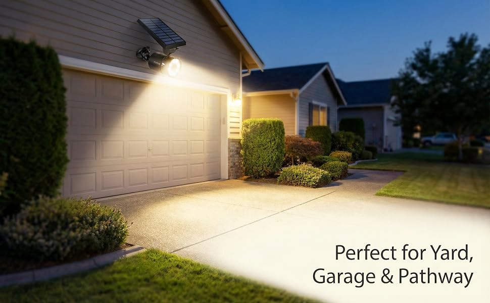 Solar Motion Sensor Flood & Security Lighting